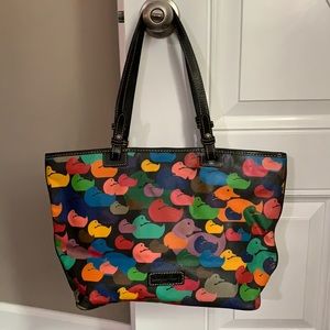 Dooney & Bourke colorful duck tote